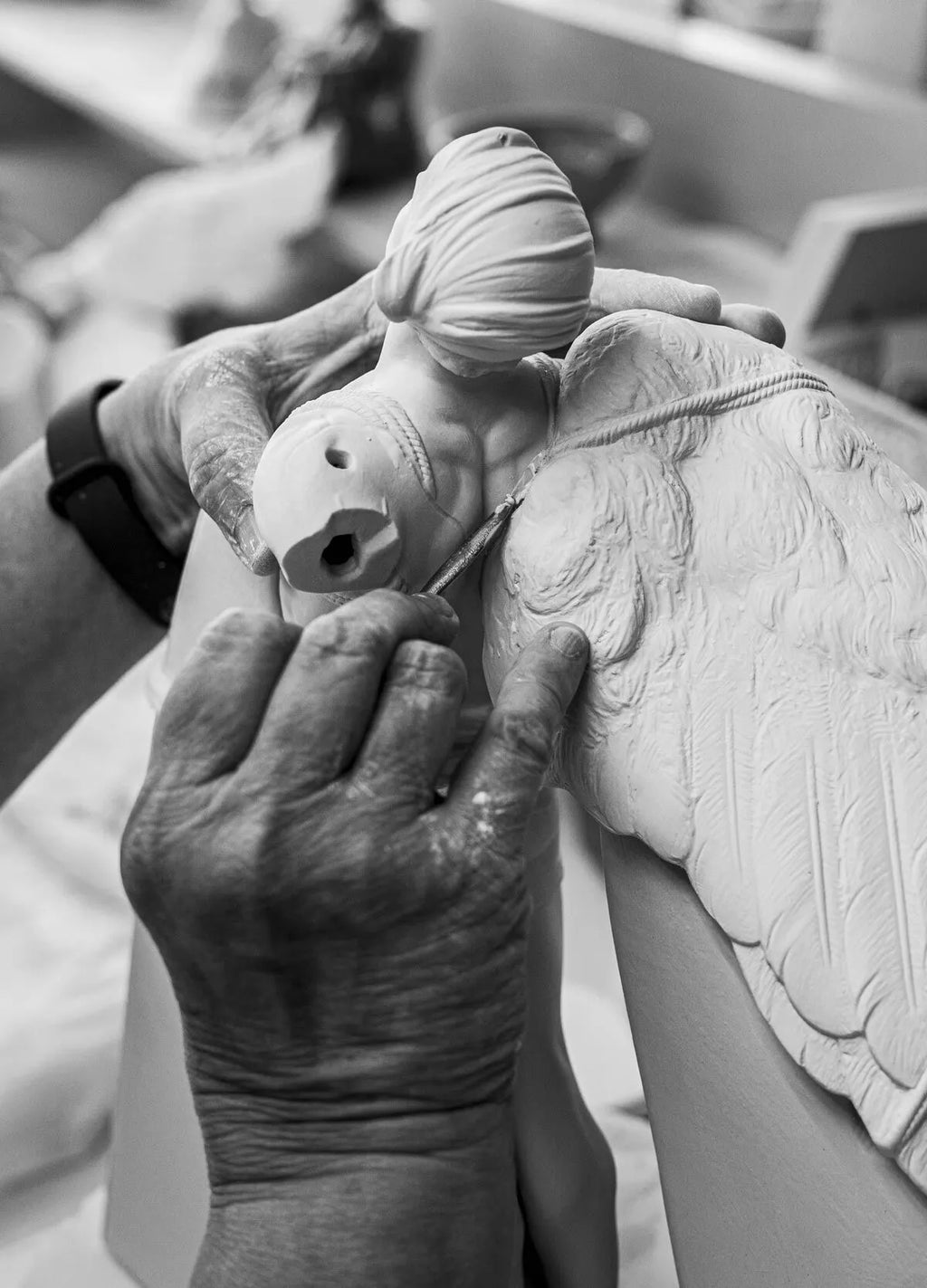 Statua Lladrò Icaro