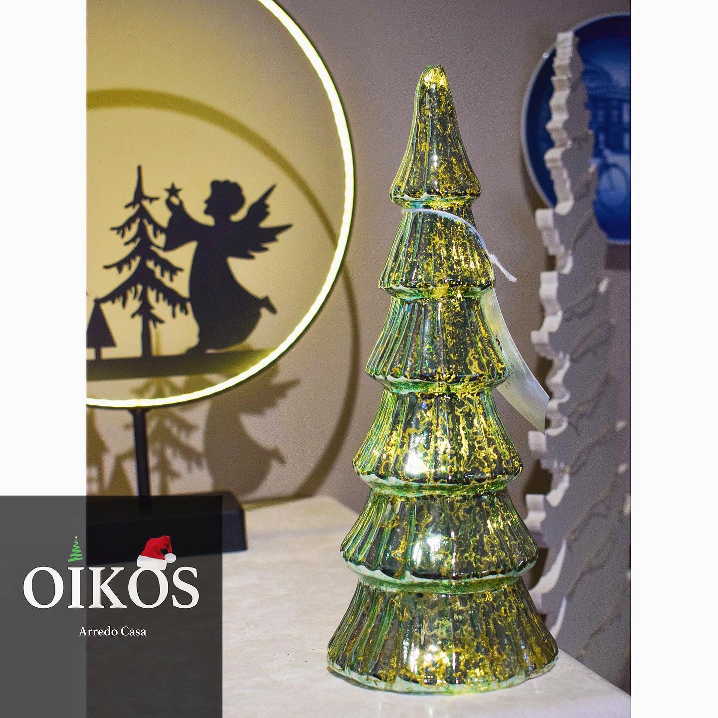 Albero di Natale Led a batterie h. 30