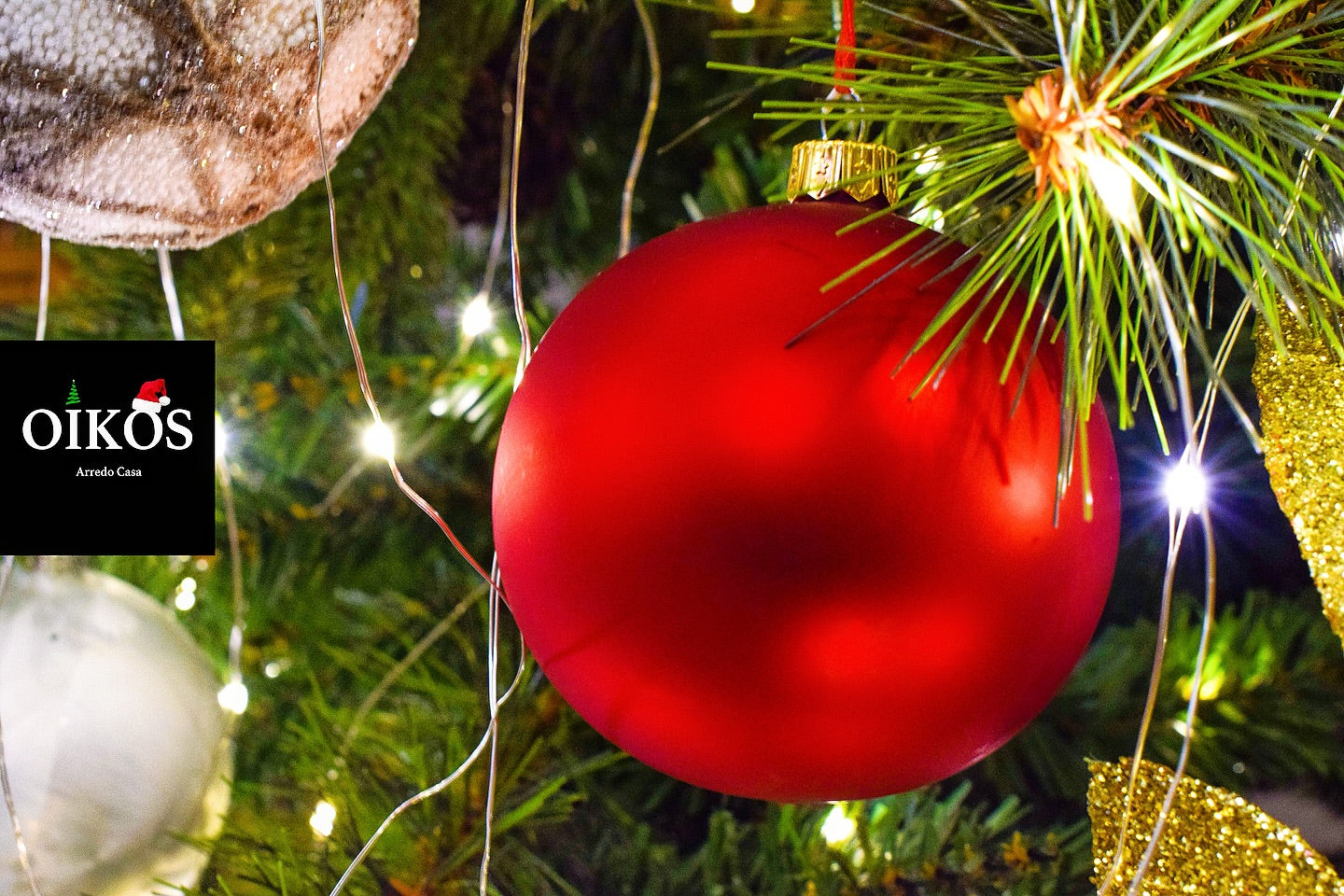 Box da 6 Decoro per Albero di Natale Pallina diam. 8 cm in vetro soffiato Color ROSSO OPACO Made in EU 3€ cad.