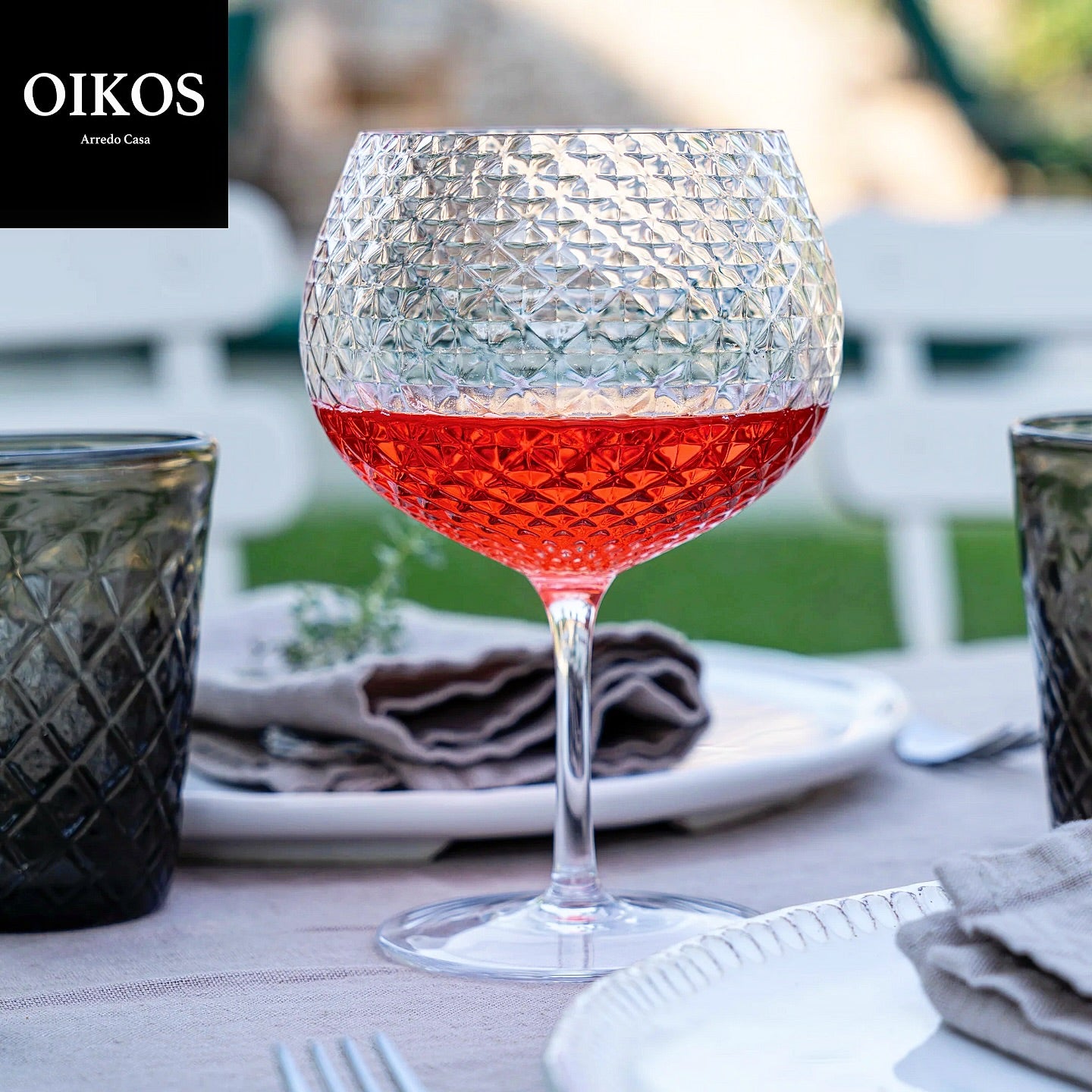 Set da n°4 Calici Drink - Bicchiere GIN - balloon 52 cl - 17.58 oz