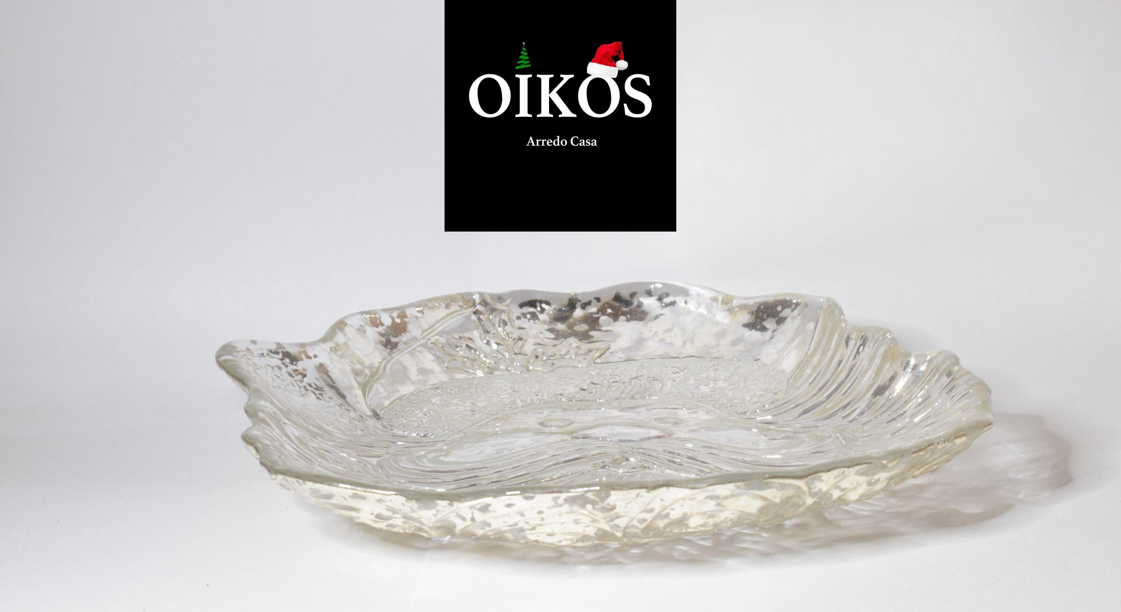 Svoutatasche piatto a trasparenza 23x19 cm in vetro disponibile in 3 colorazioni