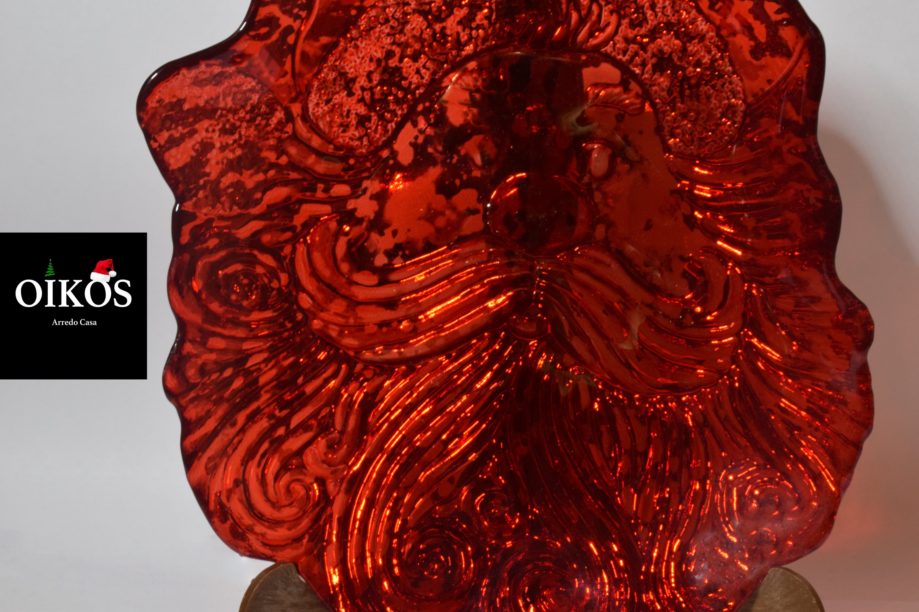 Svoutatasche piatto a trasparenza 23x19 cm in vetro disponibile in 3 colorazioni