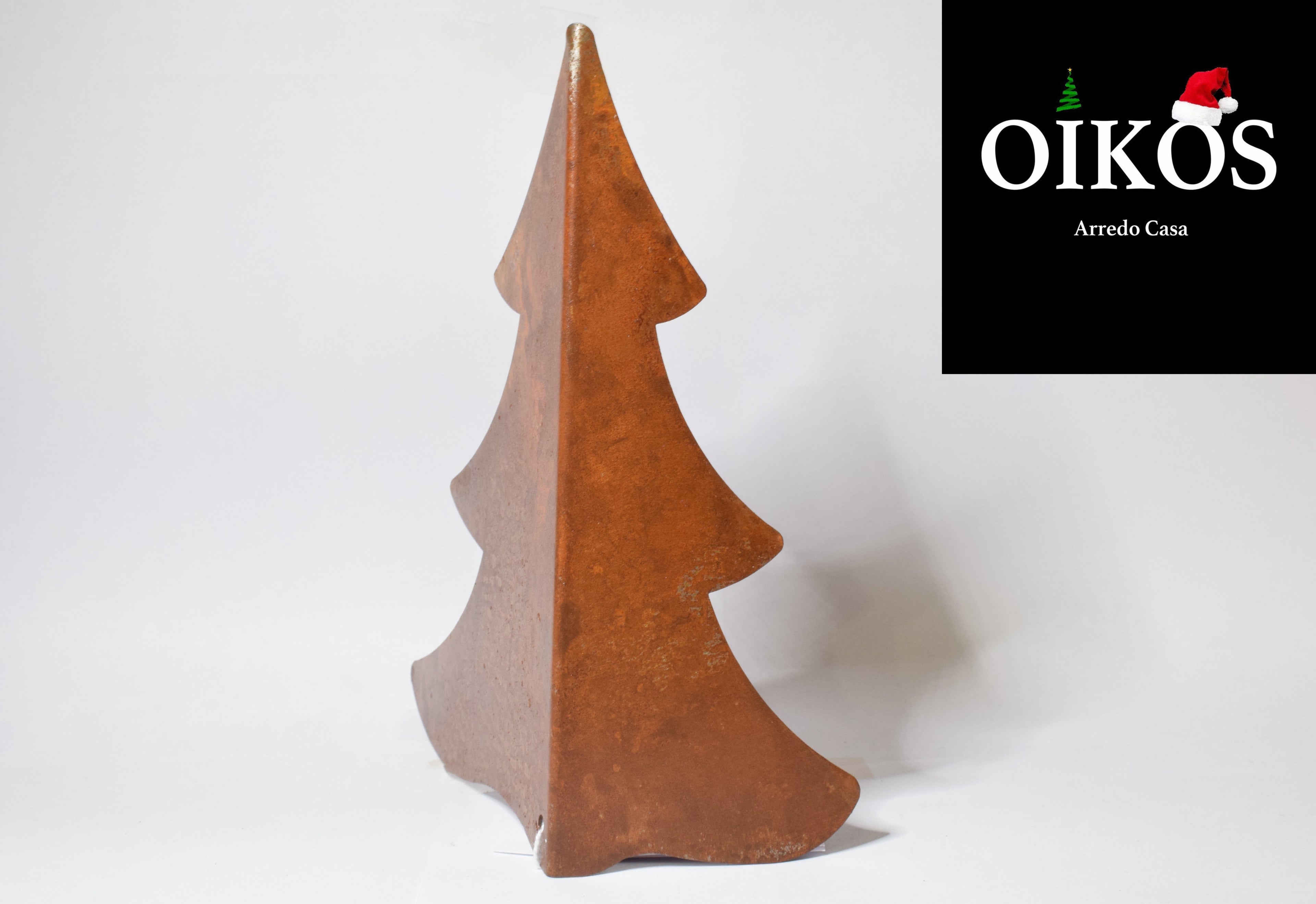 Albero di Natale stilizzato in acciaio intagliato a Laser - scegli il colore e dimensione