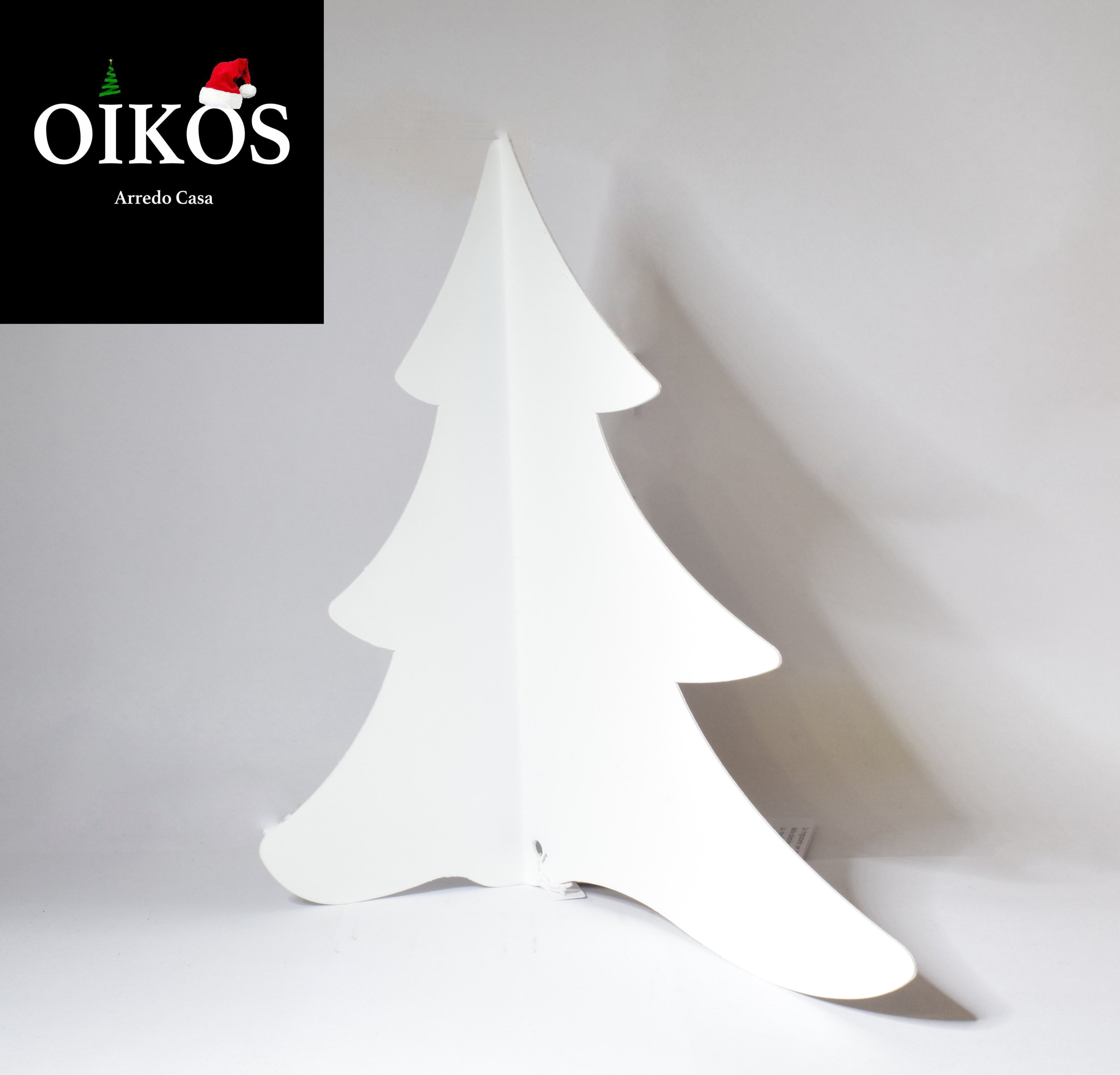 Albero di Natale stilizzato in acciaio intagliato a Laser - scegli il colore e dimensione