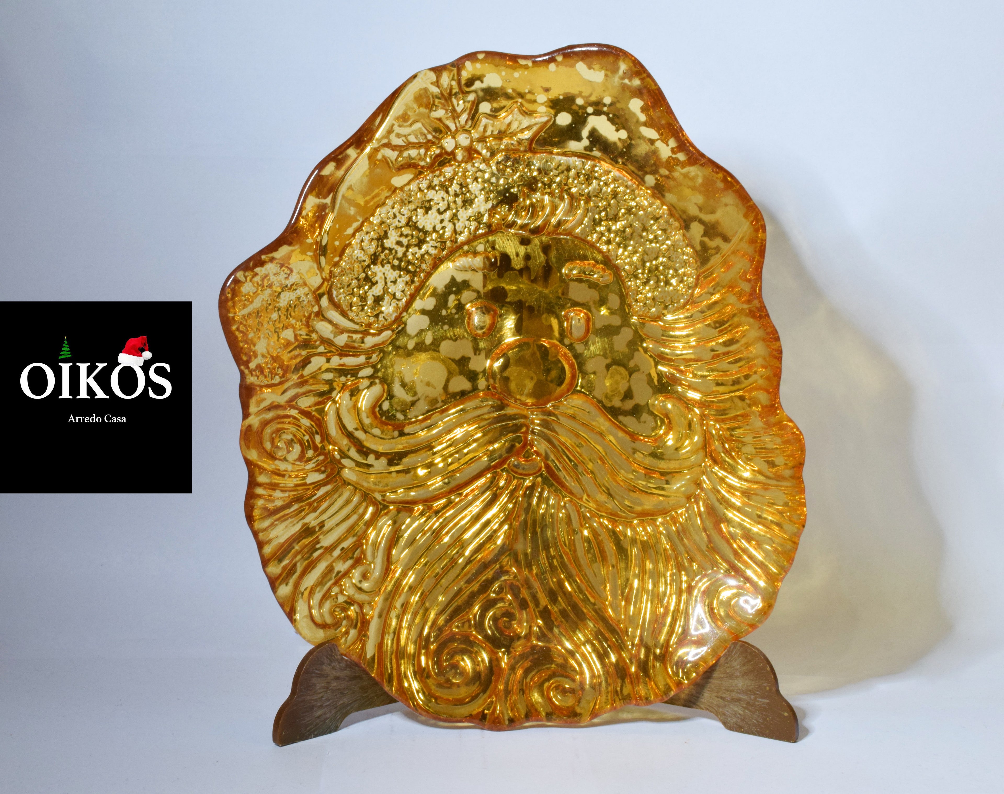 Svoutatasche piatto a trasparenza 23x19 cm in vetro disponibile in 3 colorazioni