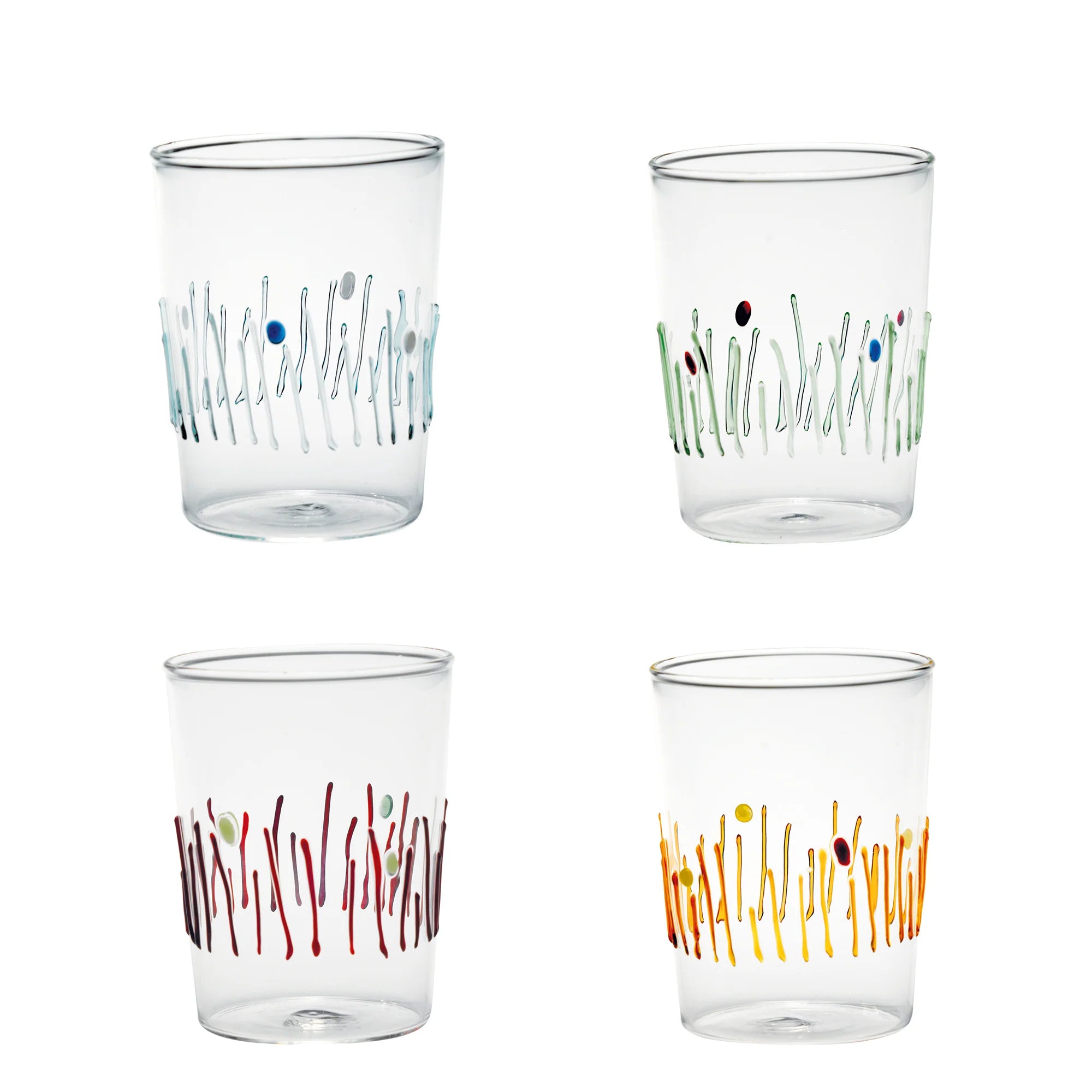 set n° 4 bicchieri 4 Stagioni tumbler - bicchieri acqua