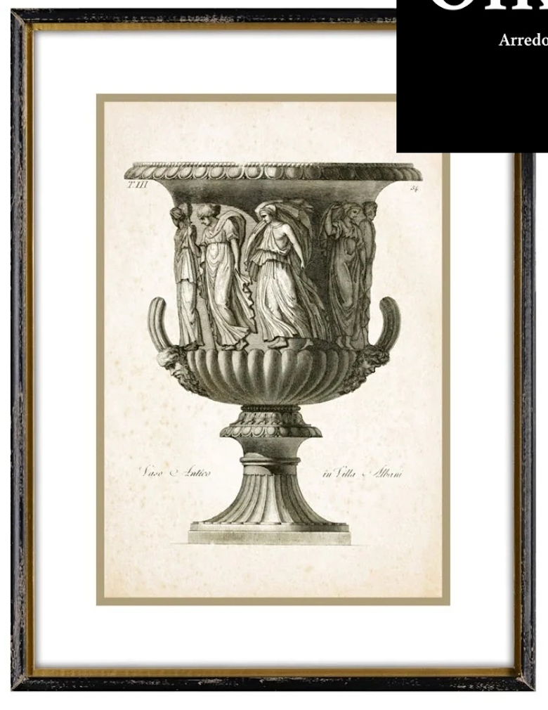 Stampa con cornice in legno Classical VASI - prezo cad. scegli la tua preferita