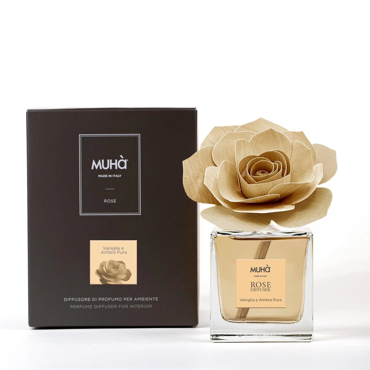 Profumazione Rosa Vaniglia e Ambra Pura - 100 ml