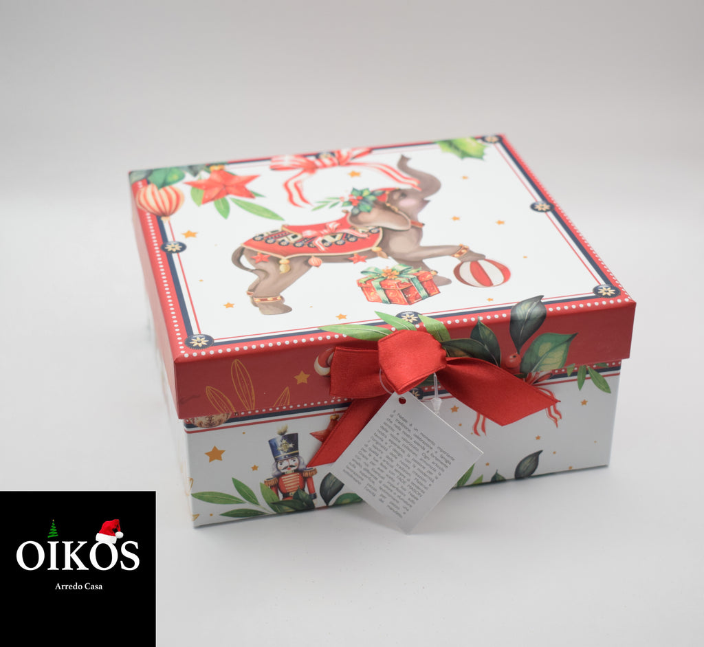 Tazza MUG Natalizia tisana con Filtro - in Porcellana - Completa di BOX regalo - M. 18X16.5X8