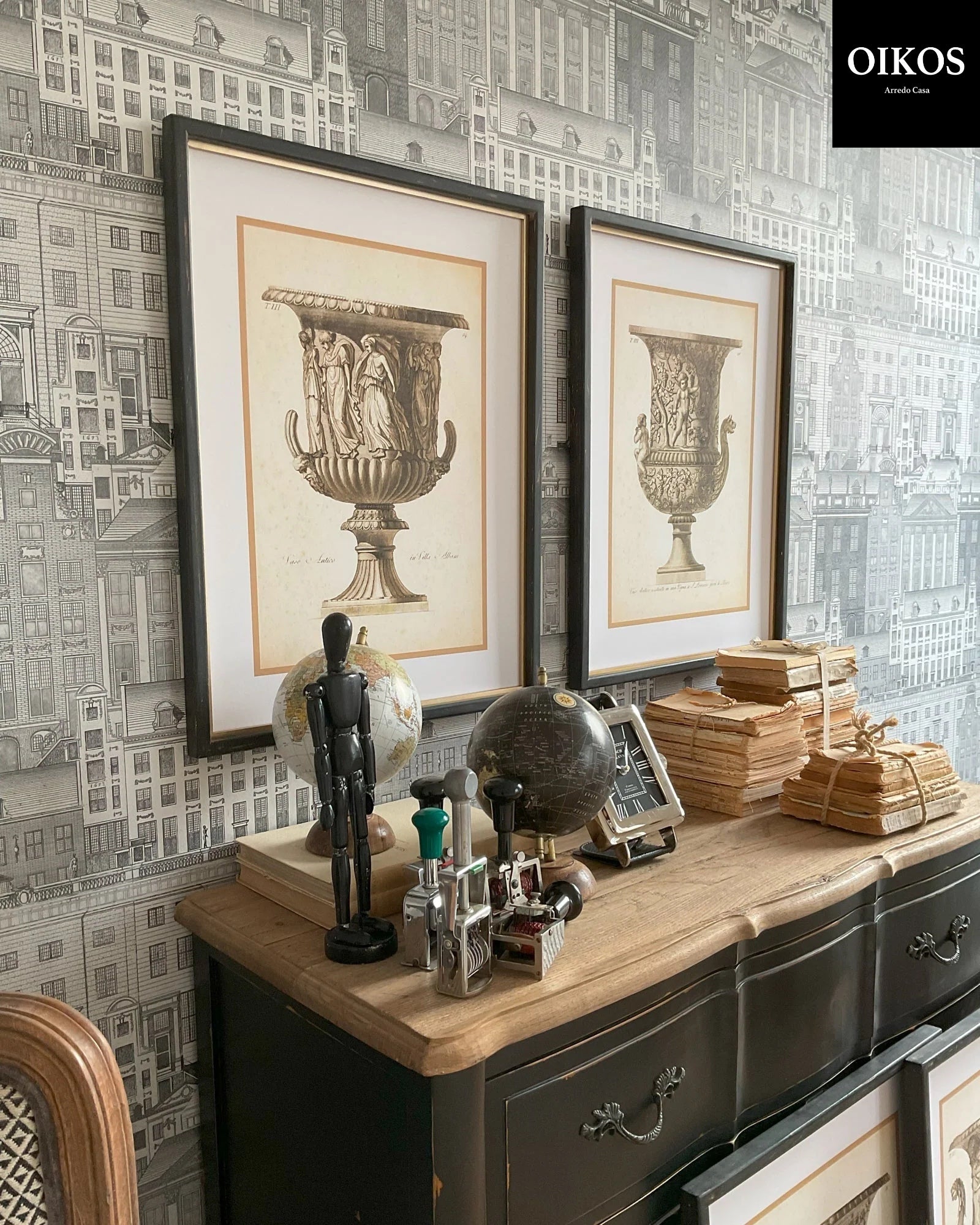 Stampa con cornice in legno Classical VASI - prezo cad. scegli la tua preferita